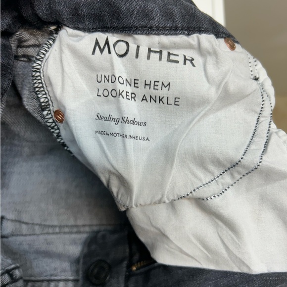 MOTHER Undone Hem Looker Ankle Jeans Size 27 - Picture 8 of 9